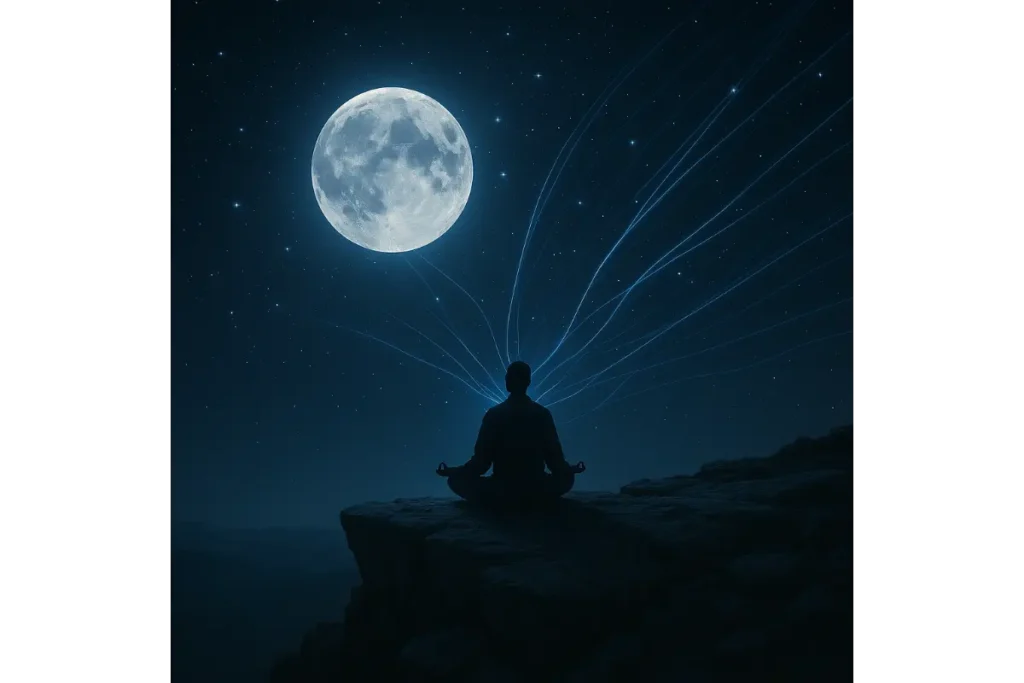 Lunar Alignment Meditation Beneath the Starveil