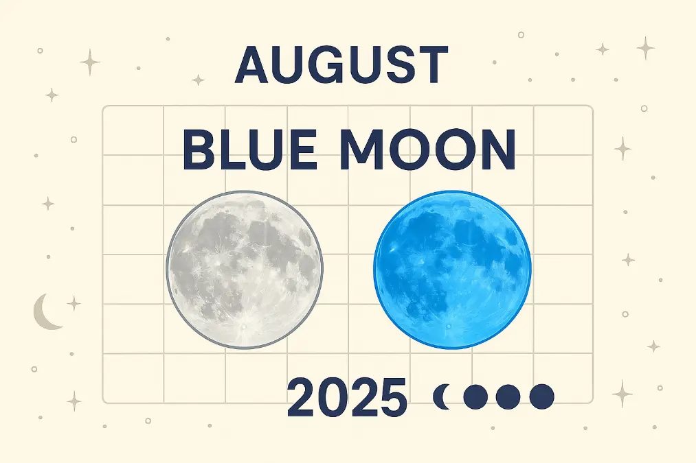 Blue Moon Rarity – August’s Twin Lunar Glow