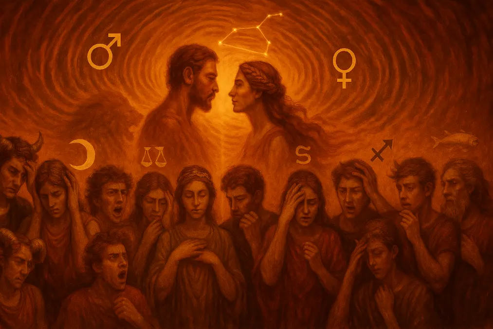 Zodiac Signs Reacting to Venus and Mars in Leo – Astrology, Drama & Celestial Passion